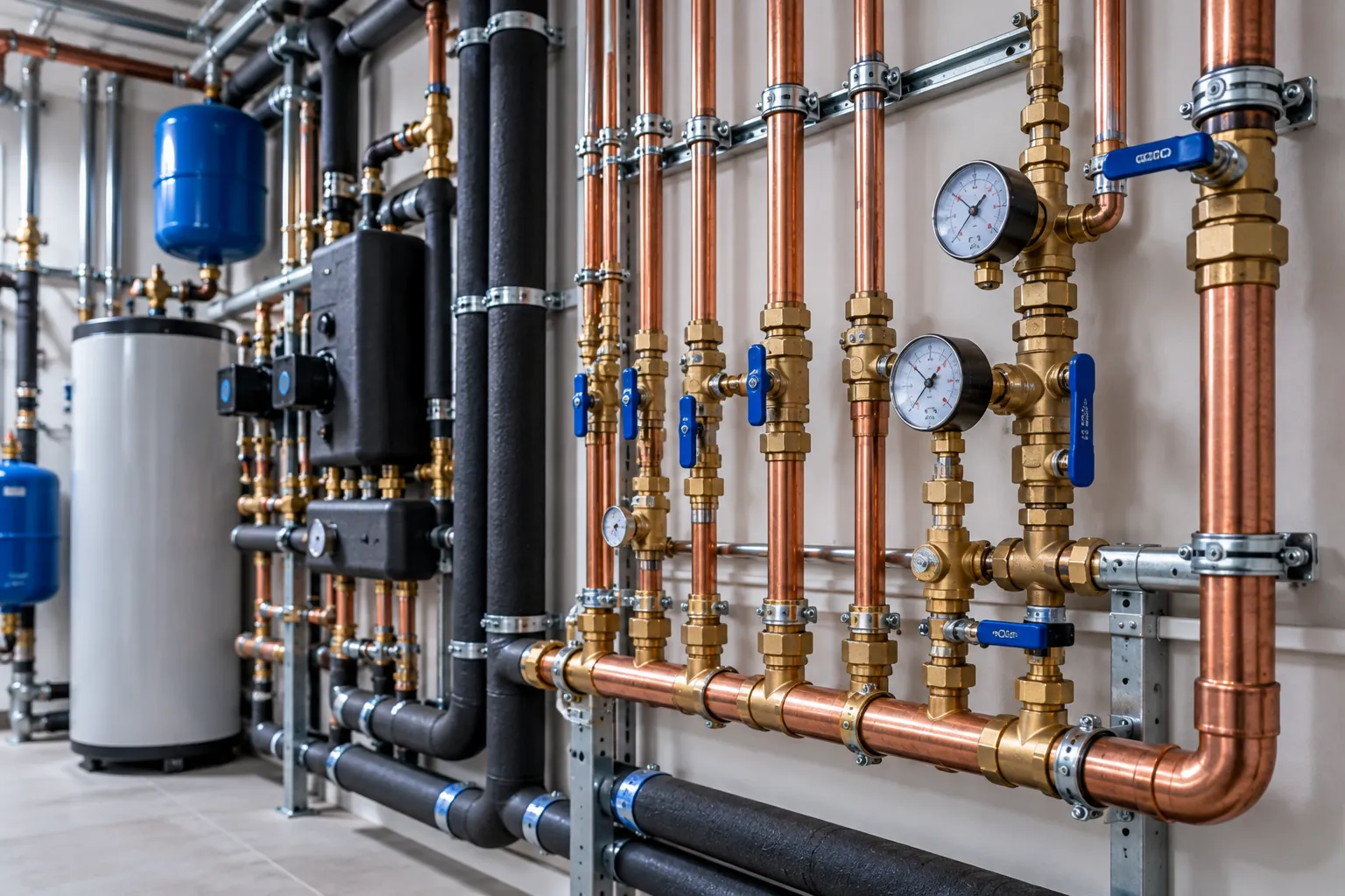 Modern plumbing infrastructure