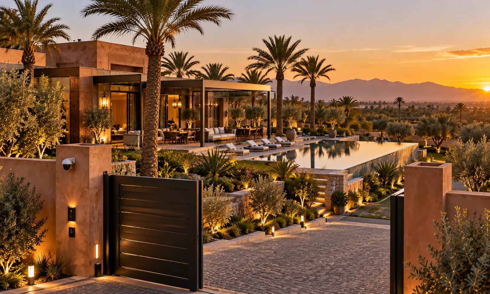 Modern Moroccan villa with smart infrastructure